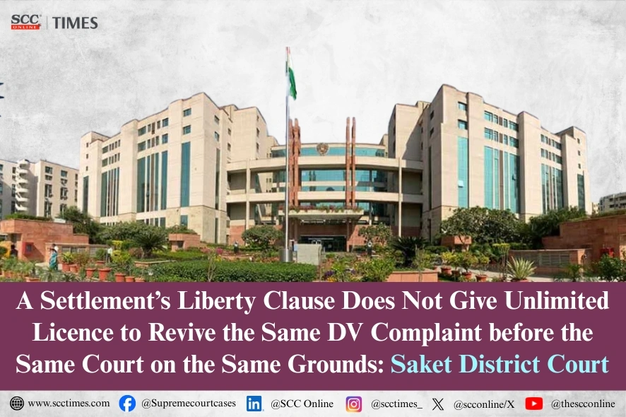 Restoration of DV complaint
