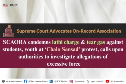 SCAORA condemns lathi charge against students