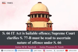 Section 66 IT Act bailable offence