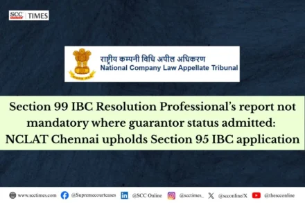 Section 99 IBC Resolution Professional’s report