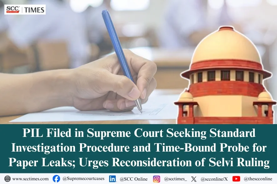 Supreme Court PIL on Paper Leak Cases