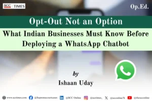 WhatsApp chatbot DPDP Act compliance
