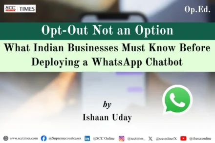 WhatsApp chatbot DPDP Act compliance