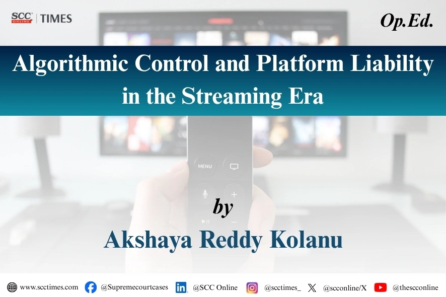 algorithmic control platform liability India