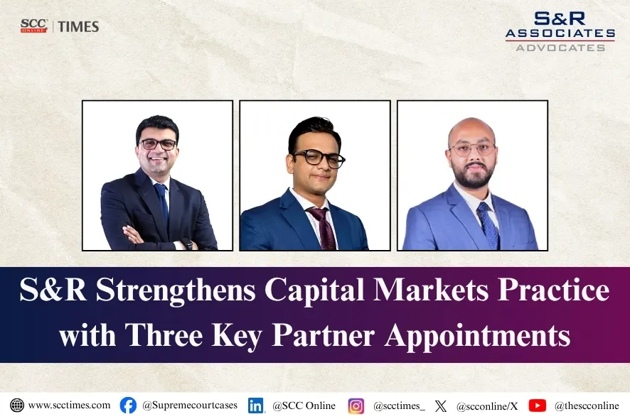 S&R Associates Capital Markets Partner Appointments