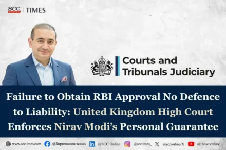 Nirav Modi Personal Guarantee