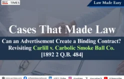 Cases That Made Law | Can an Advertisement Create a Binding Contract? Revisiting Carlill v. Carbolic Smoke Ball Co. [1892 2 Q.B. 484]