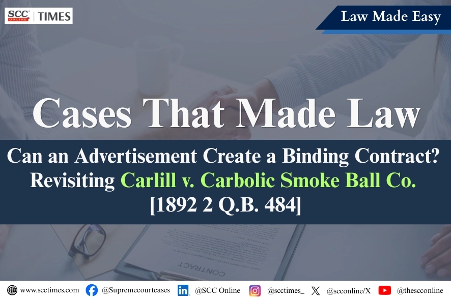 can advertisement create binding contract