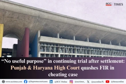 cheating FIR mediation settlement