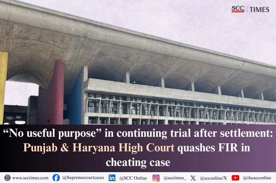 cheating FIR mediation settlement
