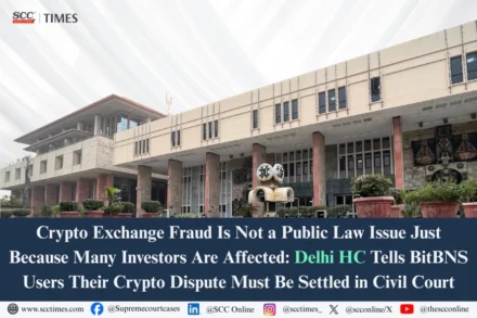 crypto dispute commercial matter not writ issue