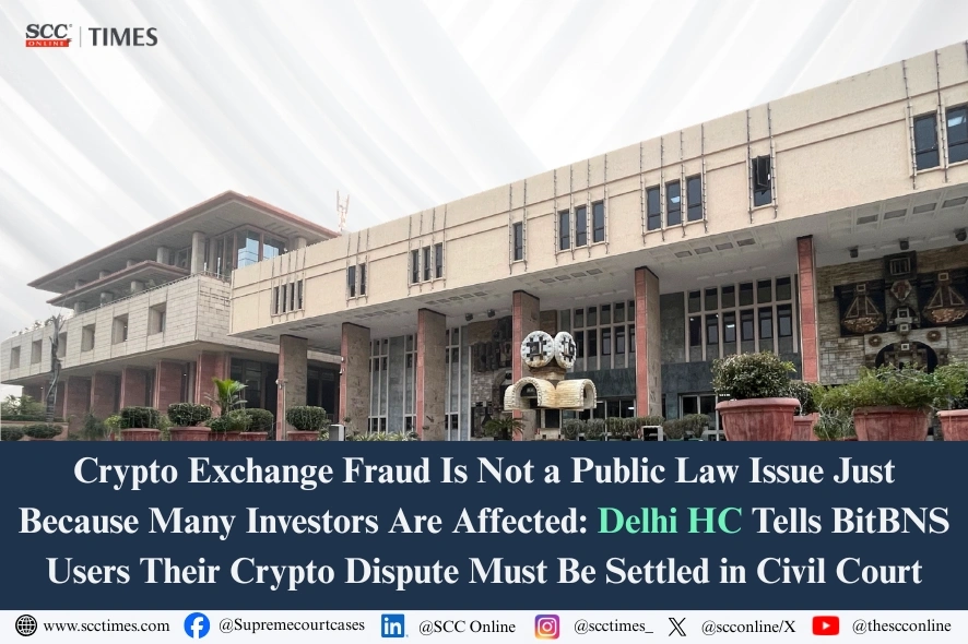 crypto dispute commercial matter not writ issue