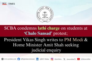 lathi charge on students