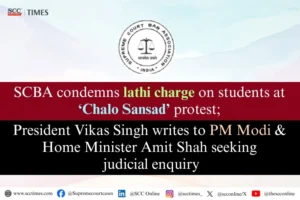 lathi charge on students