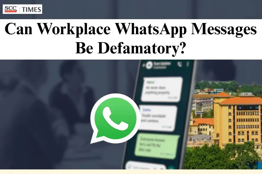 workplace WhatsApp group defamation
