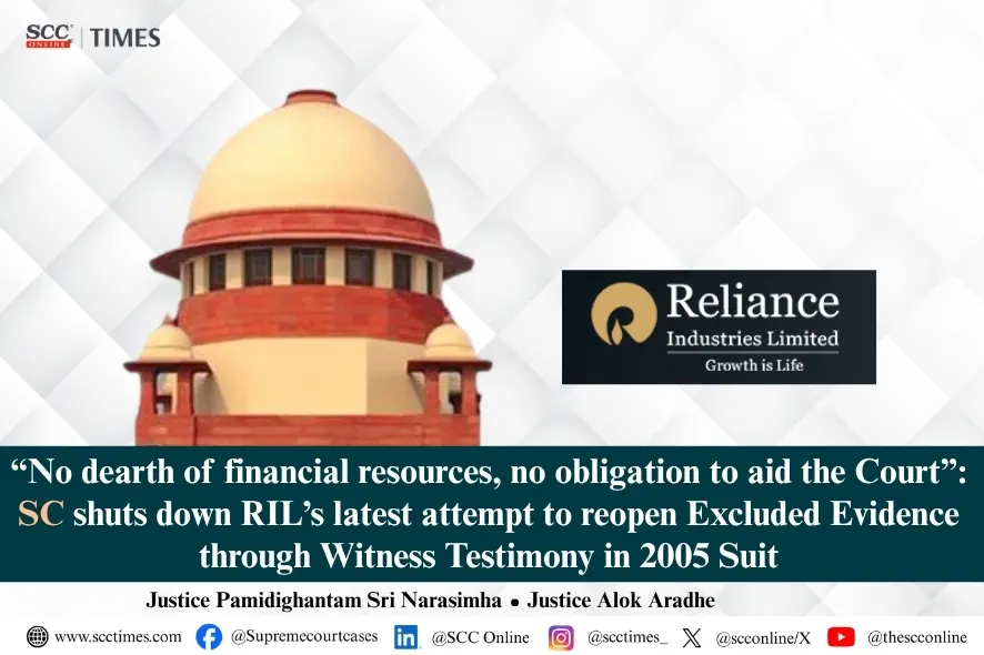 Supreme Court on oral evidence and excluded documents