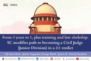 3-year practice rule for Civil Judge recruitment