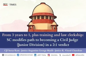 3-year practice rule for Civil Judge recruitment