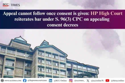 Appeal against consent decree barred