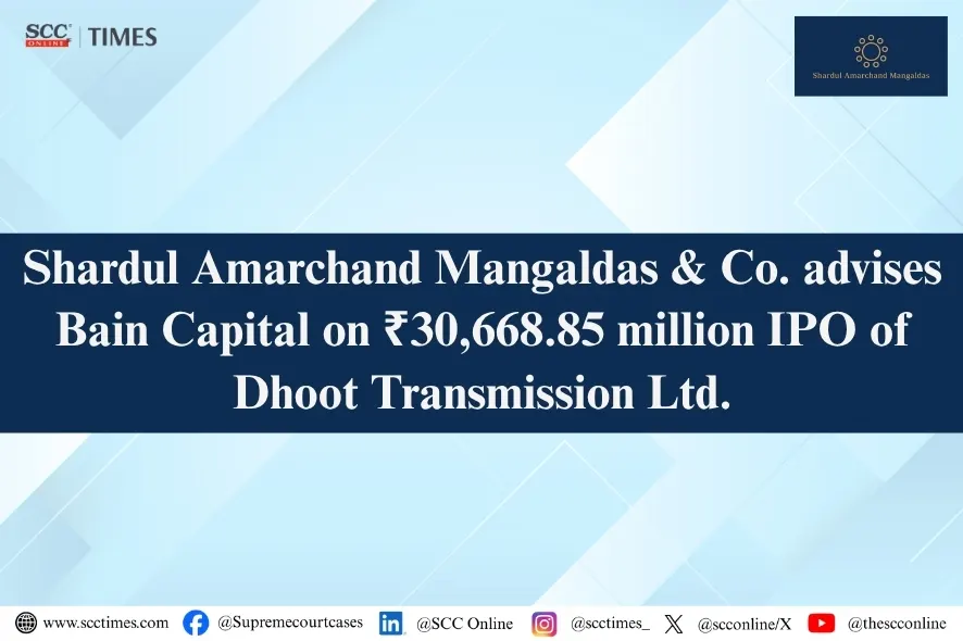 SAM advises Bain Capital on Dhoot Transmission IPO