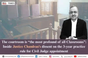 Justice Vinod Chandran dissent Civil Judge