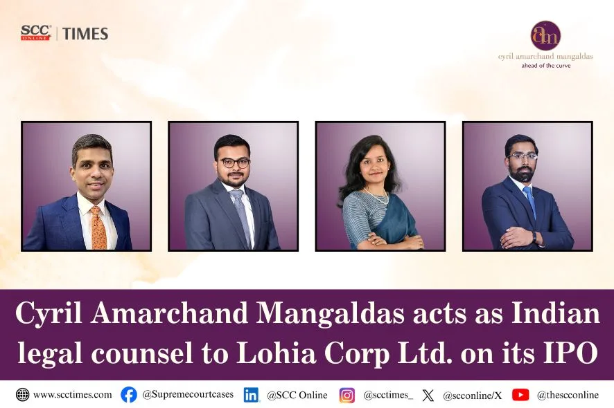 CAM Advises Lohia Corp on IPO