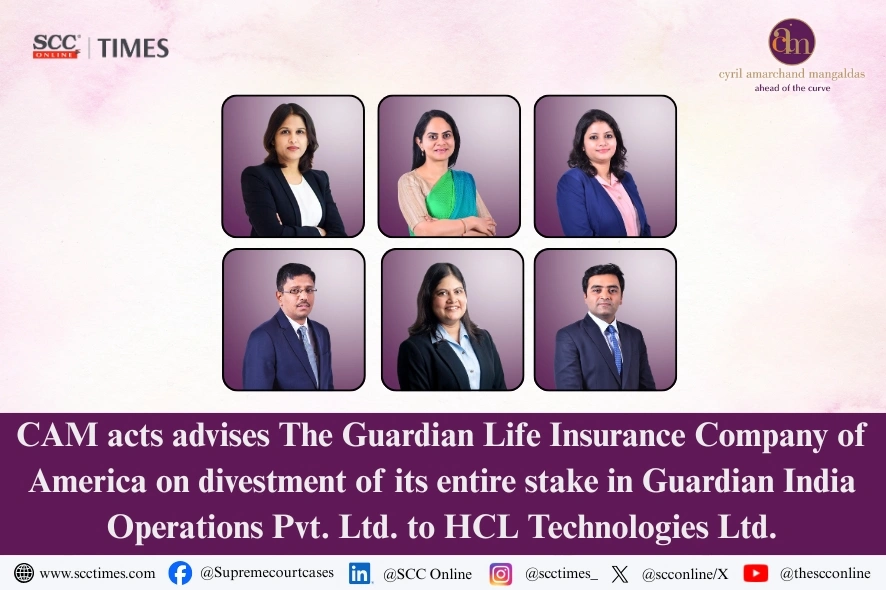 CAM advises Guardian Life on divestment