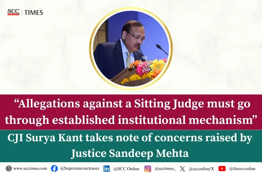 CJI Surya Kant Sandeep Mehta