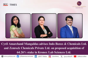 Cyril Amarchand Mangaldas Kronox Lab Sciences acquisition