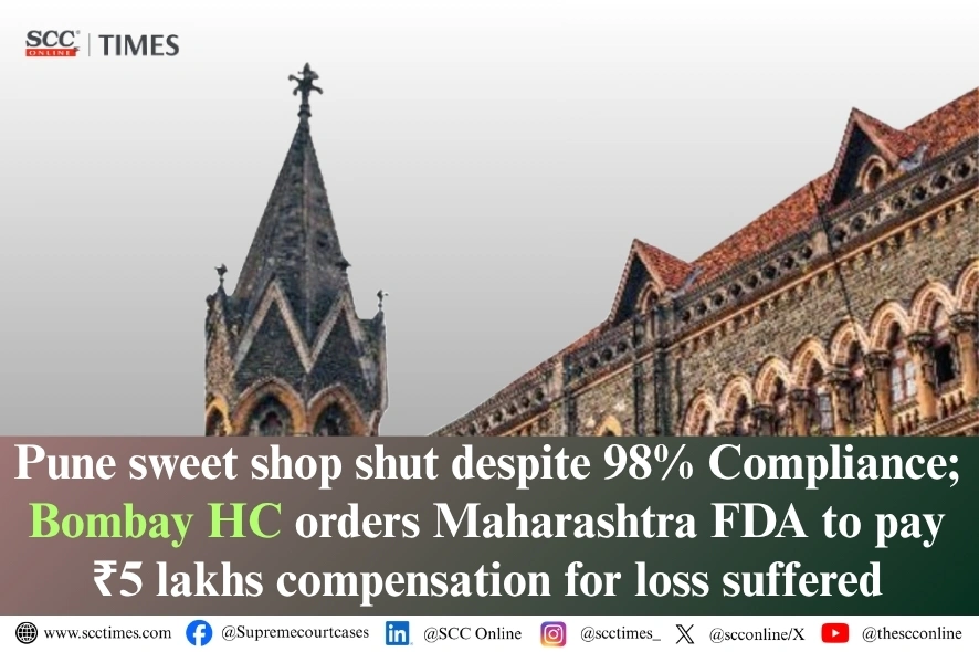 FDA ordered to pay ₹5 lakh
