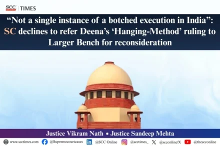 Hanging as Method of Execution