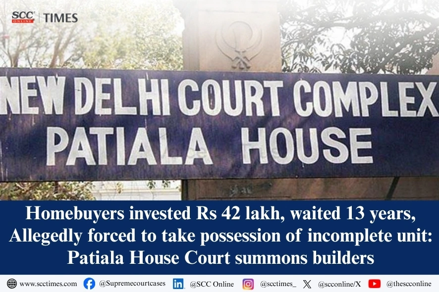 Incomplete flat possession