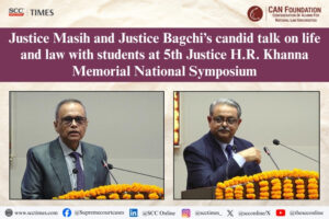 Justice Masih Justice Bagchi Talk to Students