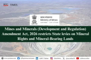 MMDR Amendment Act 2026