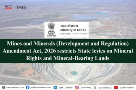 MMDR Amendment Act 2026