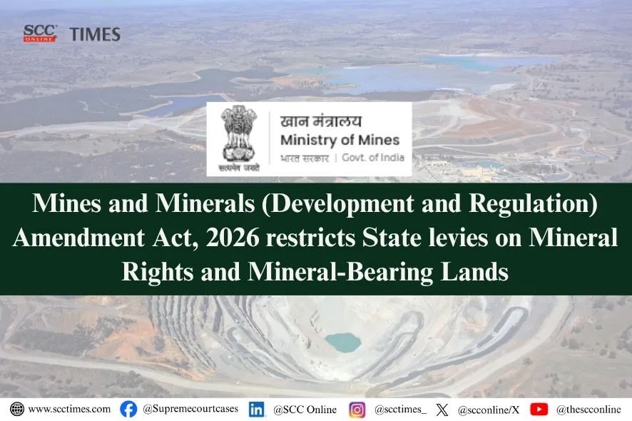 MMDR Amendment Act 2026