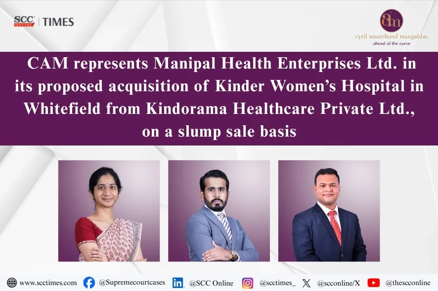 Manipal Health Enterprises Kinder Women's Hospital acquisition
