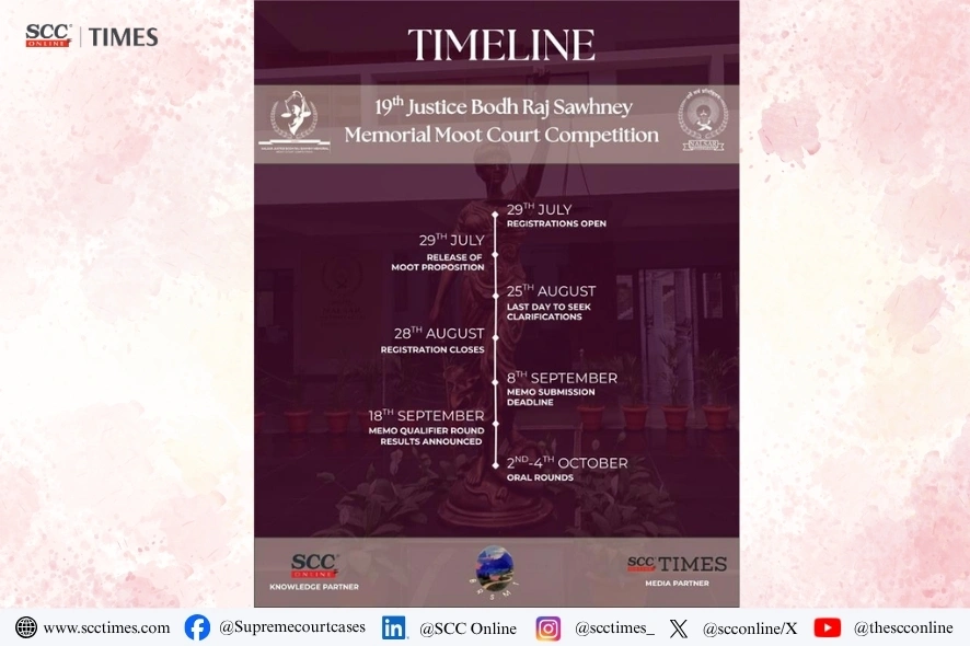 NALSAR Justice Bodh Raj Sawhny Memorial Moot Court Competition