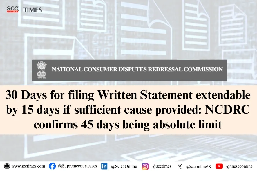 NCDRC written statement filed within statutory 45 days