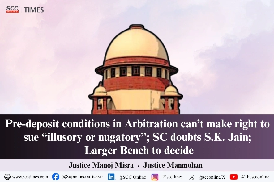 Pre-Deposit Conditions in Arbitration
