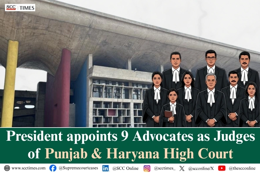 President appoints 9 Advocates as Judges