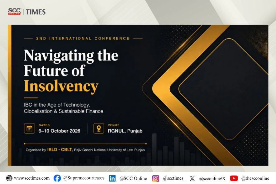 RGNUL 2nd International Conference on Insolvency