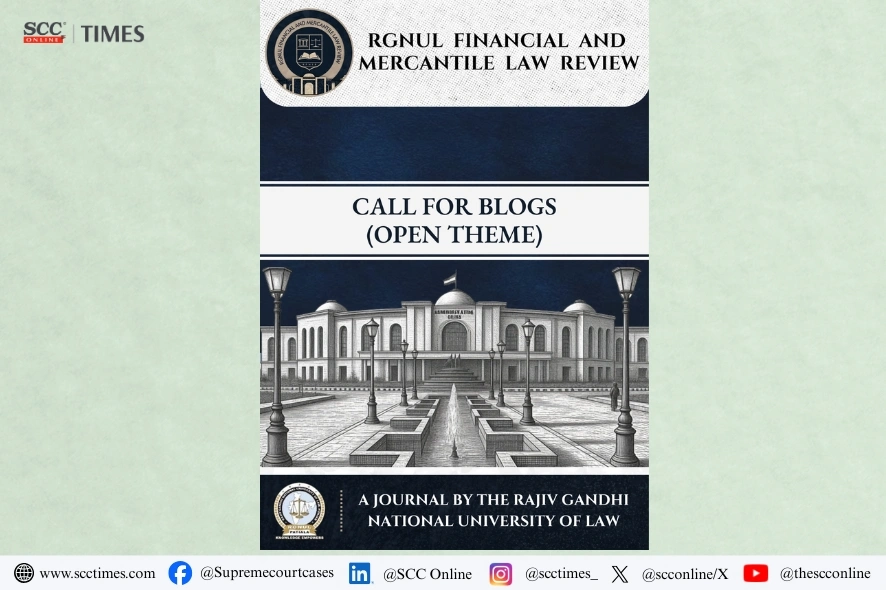 RGNUL Financial and Mercantile Law Review blog