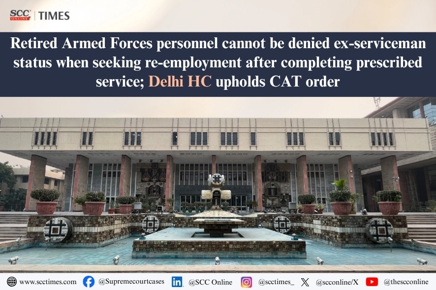 Retired Armed Forces personnel ex-serviceman status