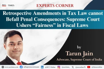 Retrospective Tax Amendments