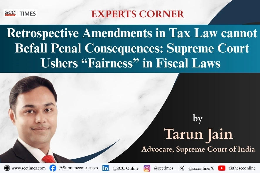 Retrospective Tax Amendments