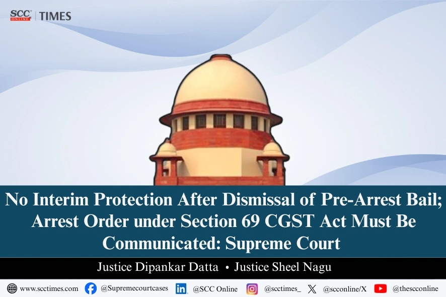 Section 69 CGST Act
