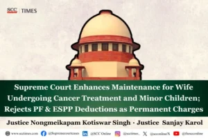 Supreme Court PF and ESPP deductions maintenance wife
