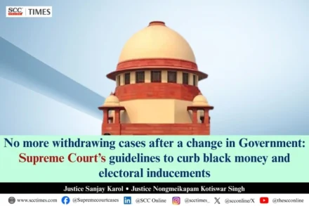 Supreme Court guidelines to curb black money in elections
