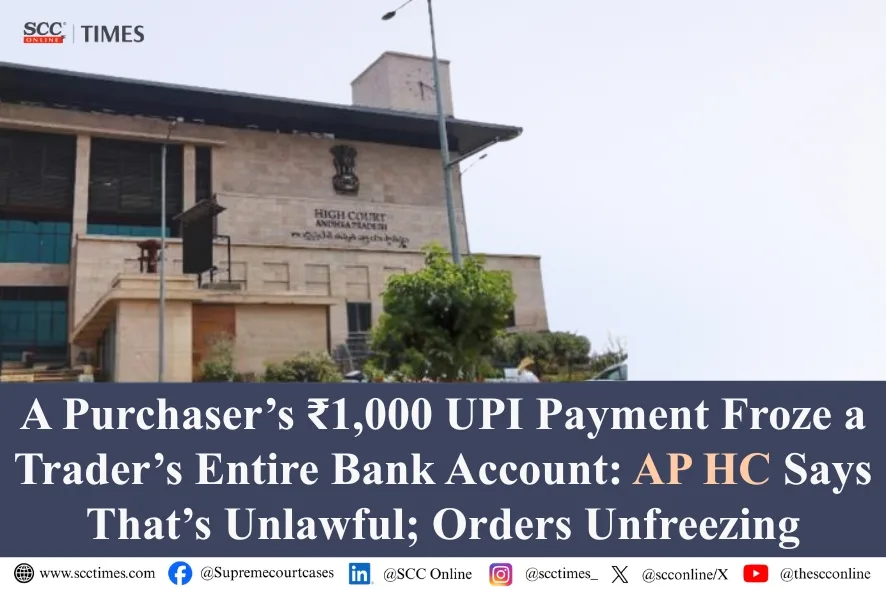 Unfreezing of Wine Trader's Bank Account